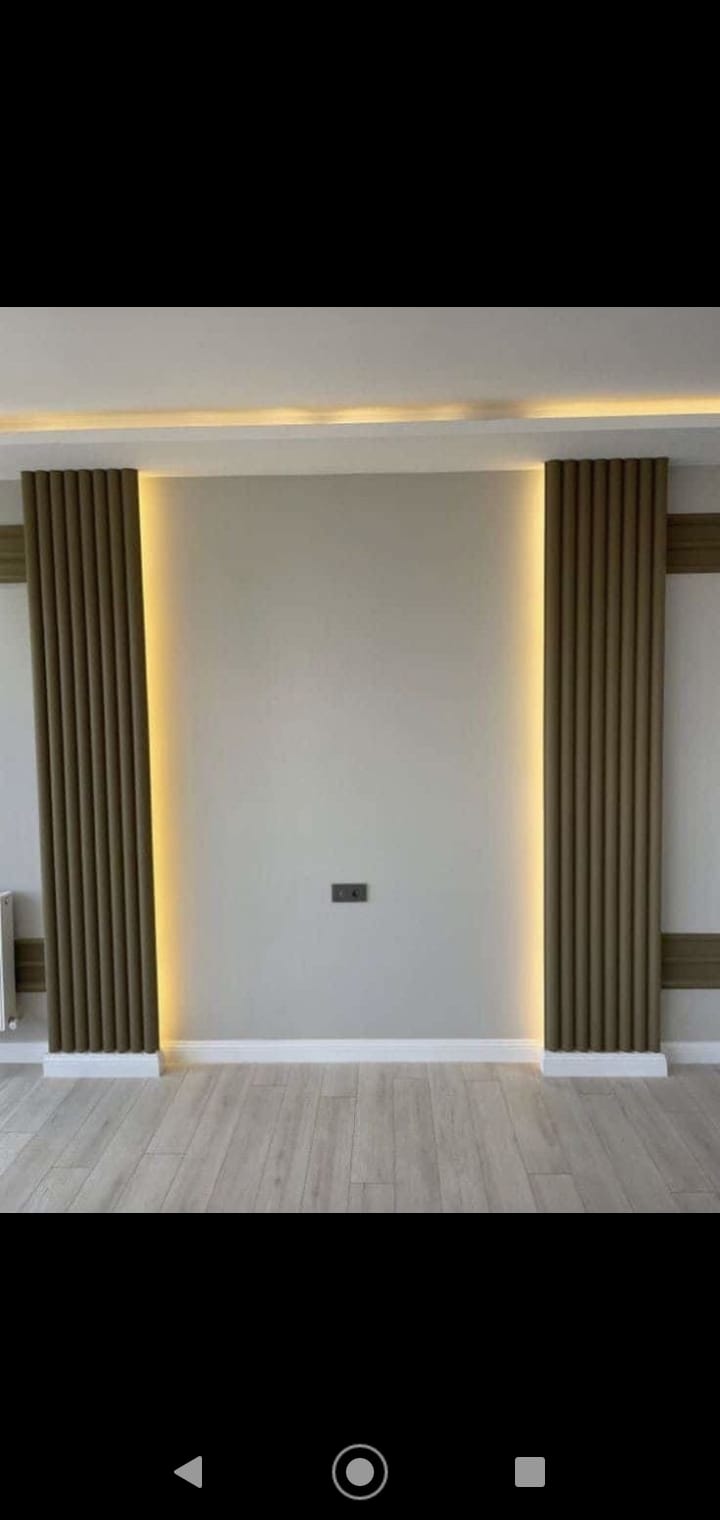 Muro decorativo con luz led